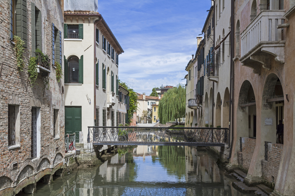 Treviso in Veneto Italy Canal view