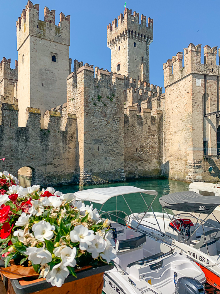 Sirmione Castle Lake Garda Lombardy Italy