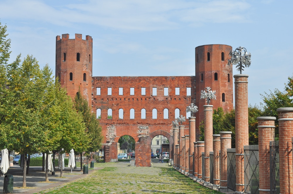 Porta Palatina ancient roman gates Turin