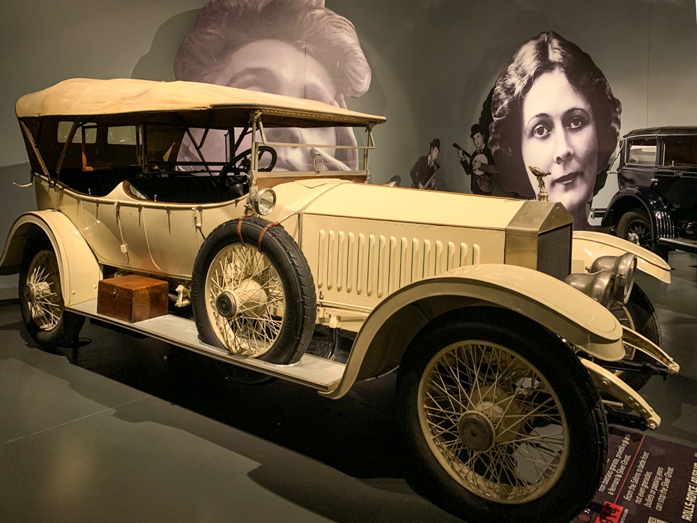 classic car at the National Museum of the Automobile in Turin Italy
