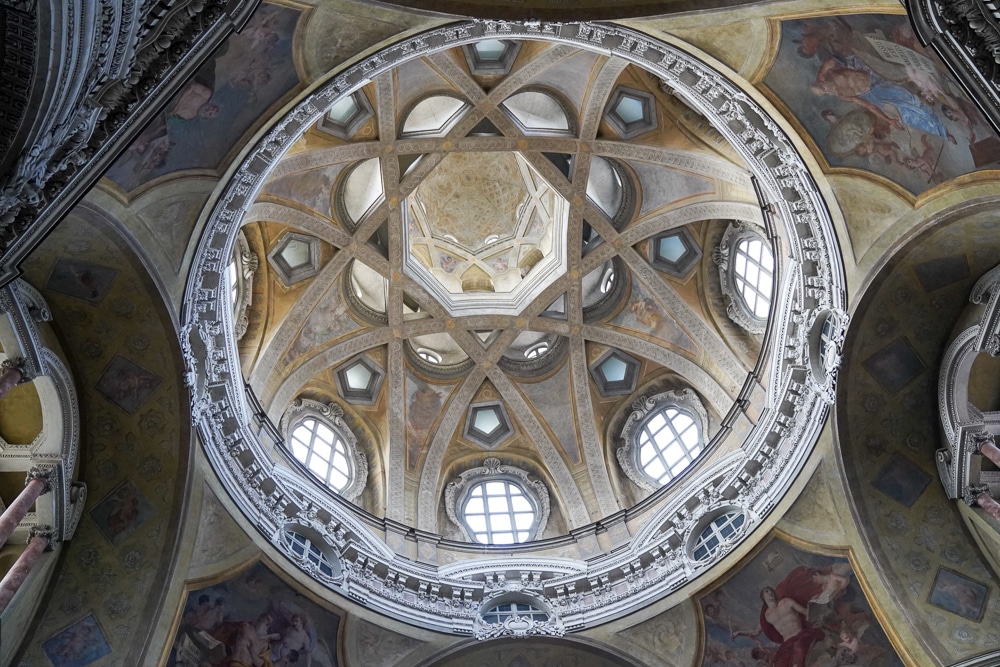 Dome of the Royal Church of San Lorenzo in Turin ITaly