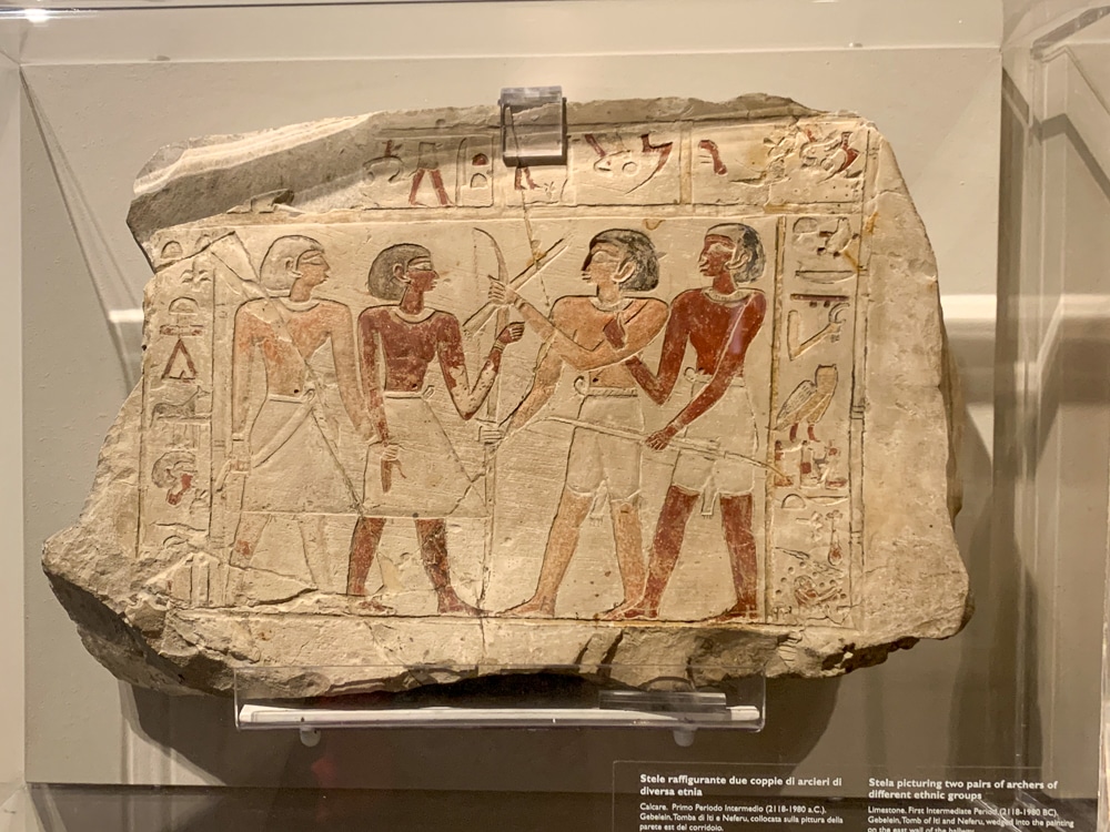 Egyptian Tablet from the Museo Egizio in Turin Italy