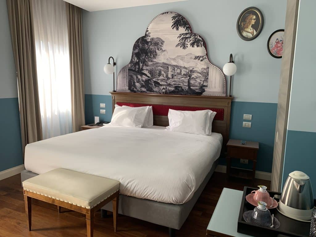 boutique room at the Hotel Indigo in Verona Italy