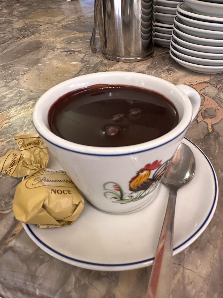 cioccolata calda in Turin Torino Piedmont