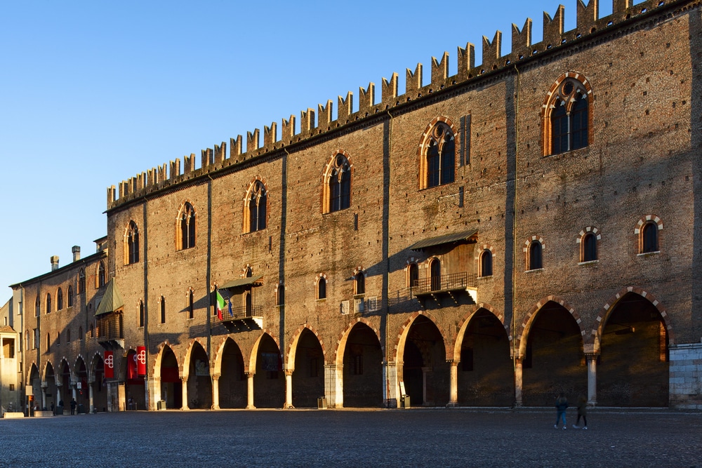 Mantua Ducal Palace in northern italy