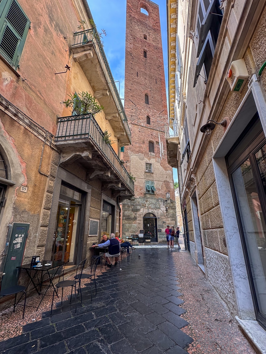 medieval old town of noli in the region of Liguria in Italy